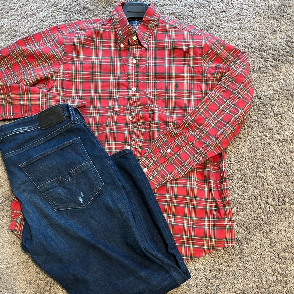 Ralph Lauren XL Mens Button Down Shirt